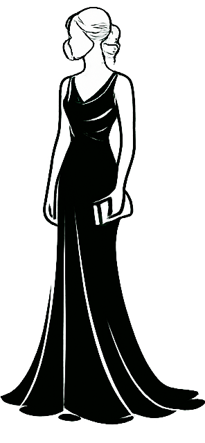 Vestido formal para damas